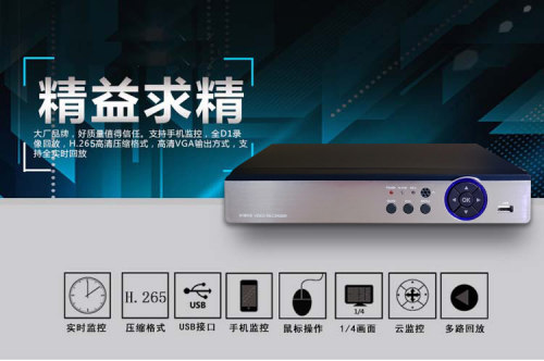 AHD5MP500万像素DVR雄迈原厂录像主机4/8/16路同轴模拟数字通用型 - 图3