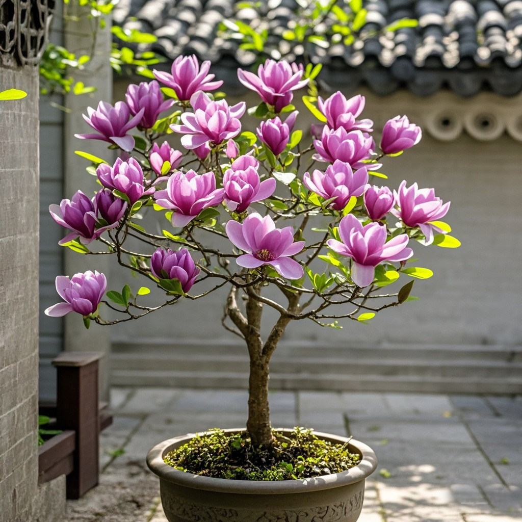 玉兰花树苗矮化盆栽大树苗庭院耐寒带花苞牡丹广玉兰四季好养植物,淘宝优惠券,粉丝福利购,淘宝优惠卷