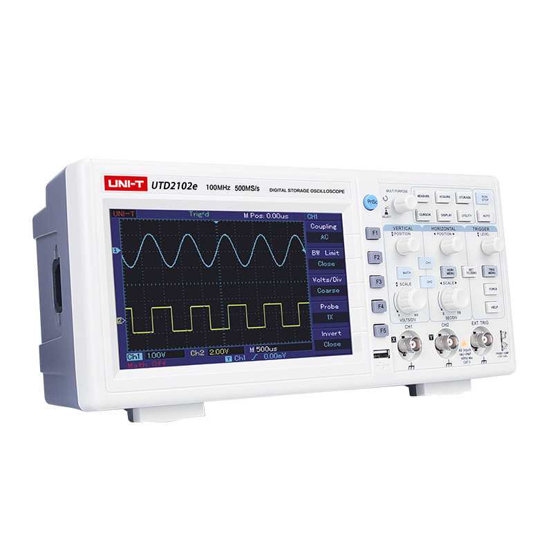UNI-T优利德UTD2102e数字存储示波器双模拟通道100MHz带宽 - 图2
