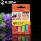 Германия Ohropax Color8 звукоизолированный шум наушников, шум, профессиональный анти -сериал против сна и женщины используют студенты