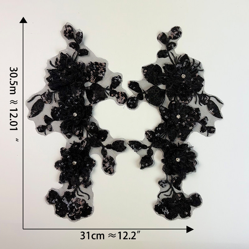 新款立体花刺绣布贴补丁羽绒服亮片绣花婚纱礼服装饰绣片服装辅料,淘宝优惠券,粉丝福利购,淘宝优惠卷
