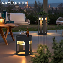 Villa Courtyard Lamp Outdoor Floor Lamp Solar Flower Shelf Lamp Tea Table Lamp Terrace Garden Light Grass Terrace Lamp View Lamp