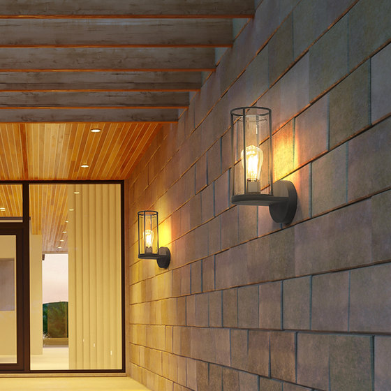 Outdoor wall lamp waterproof villa solar modern simple