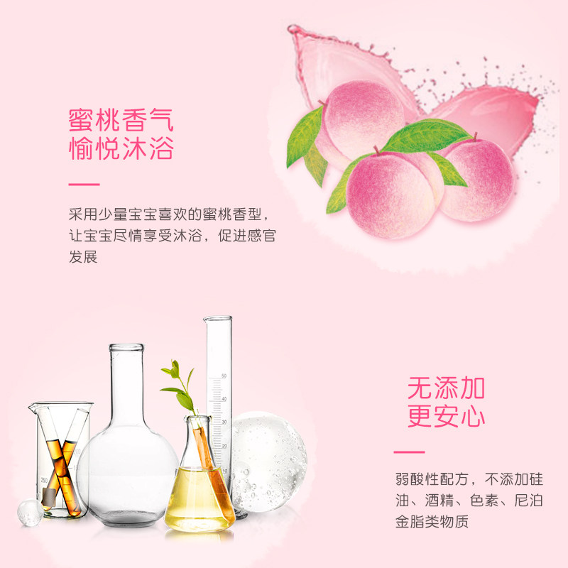 新生婴儿洗沐二合一沐浴露洗发水 贝亲沐浴乳/沐浴露