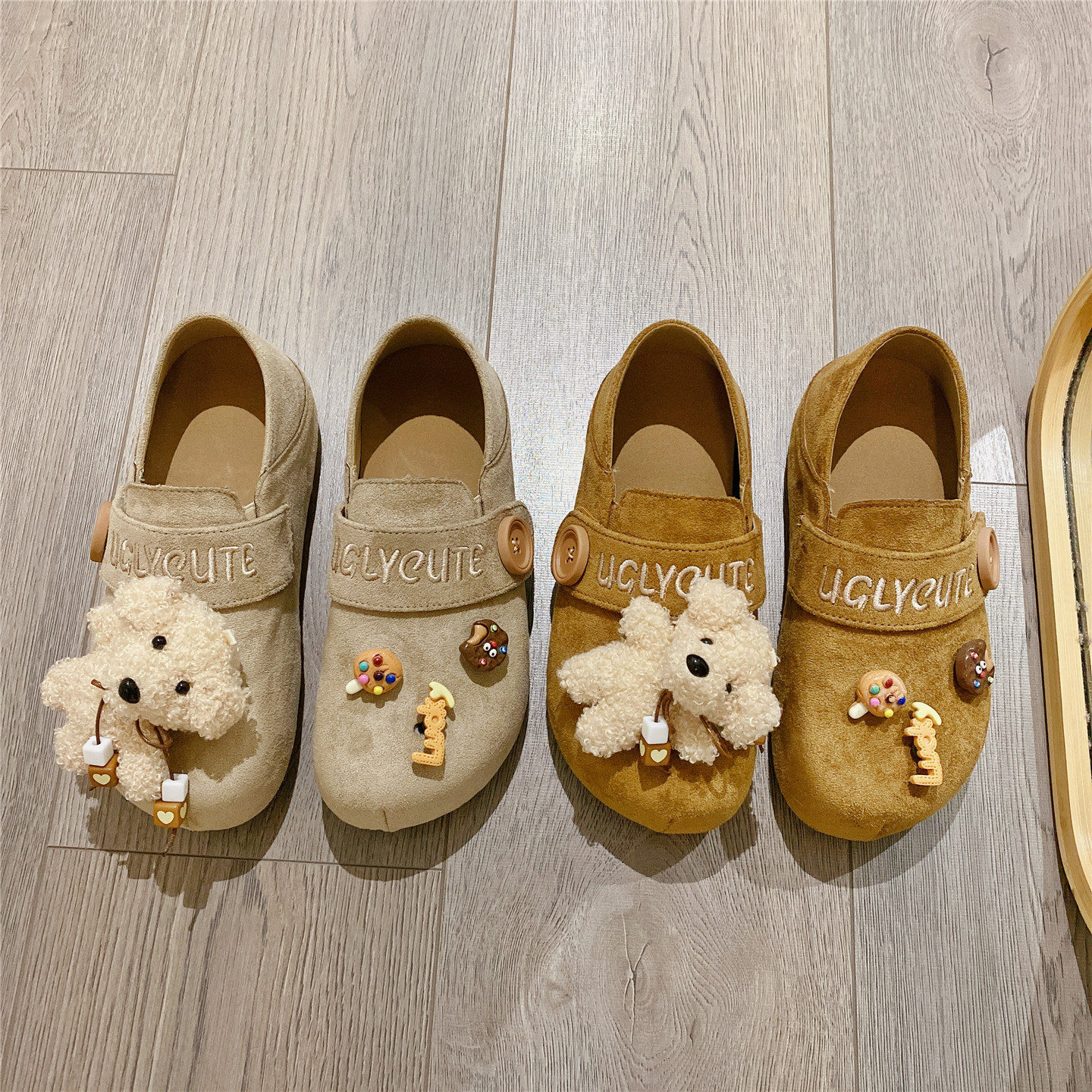 复古勃肯鞋内增高卡通单鞋女乐福鞋2026春季新款厚底松糕豆豆鞋女,淘宝优惠券,粉丝福利购,淘宝优惠卷