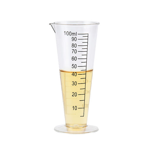 新款亚克力高透PC加厚量杯奶茶店专用耐摔高温双刻度计量杯100ML - 图3