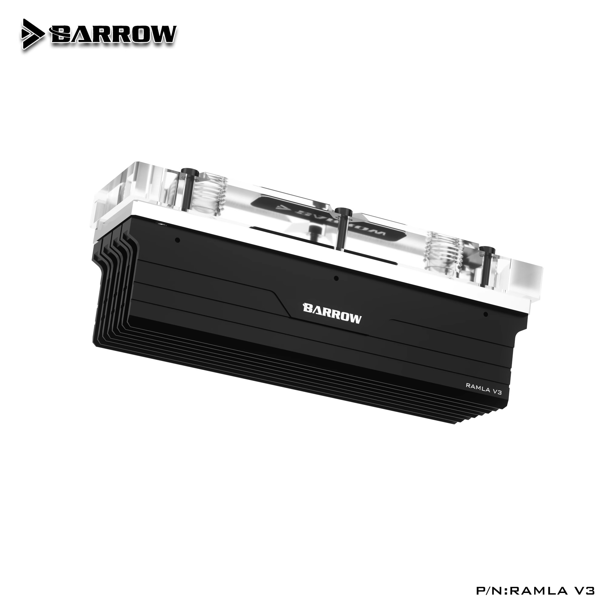 Barrow 内存水冷散热器 内存条散热马甲 风冷水冷改造 RAMLA V3