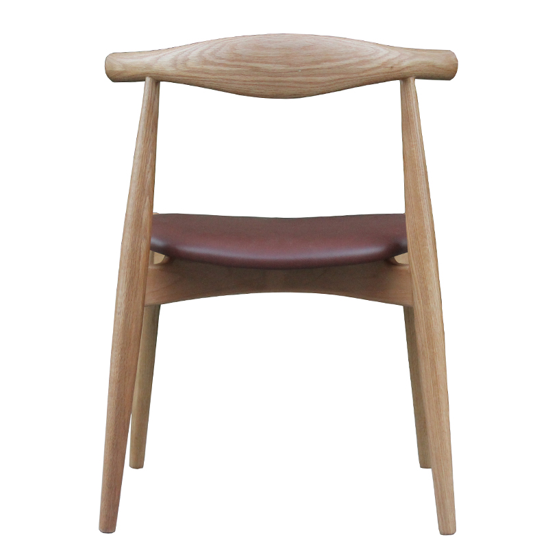 RH-1143 CH20 elbow chair 圆座垫手肘椅牛角椅橡木实木餐椅 - 图3