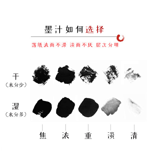 书法专用墨汁中小学生毛笔字大容量墨汁初学者文房四宝练字套装大瓶250g实惠装无味晕染自然色泽黑亮国画墨汁 - 图3