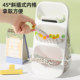 Transparent oblique pen holder large capacity students and children