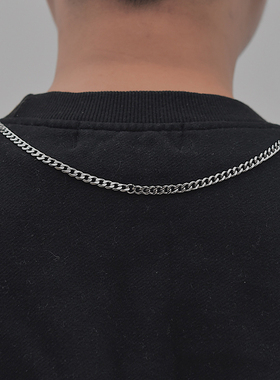 lifeholic嘻哈潮流ins拼接古巴链