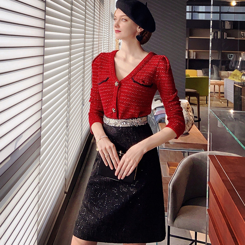 粉红大布娃娃原创设计感黑色半身裙 粉红大布娃娃半身裙