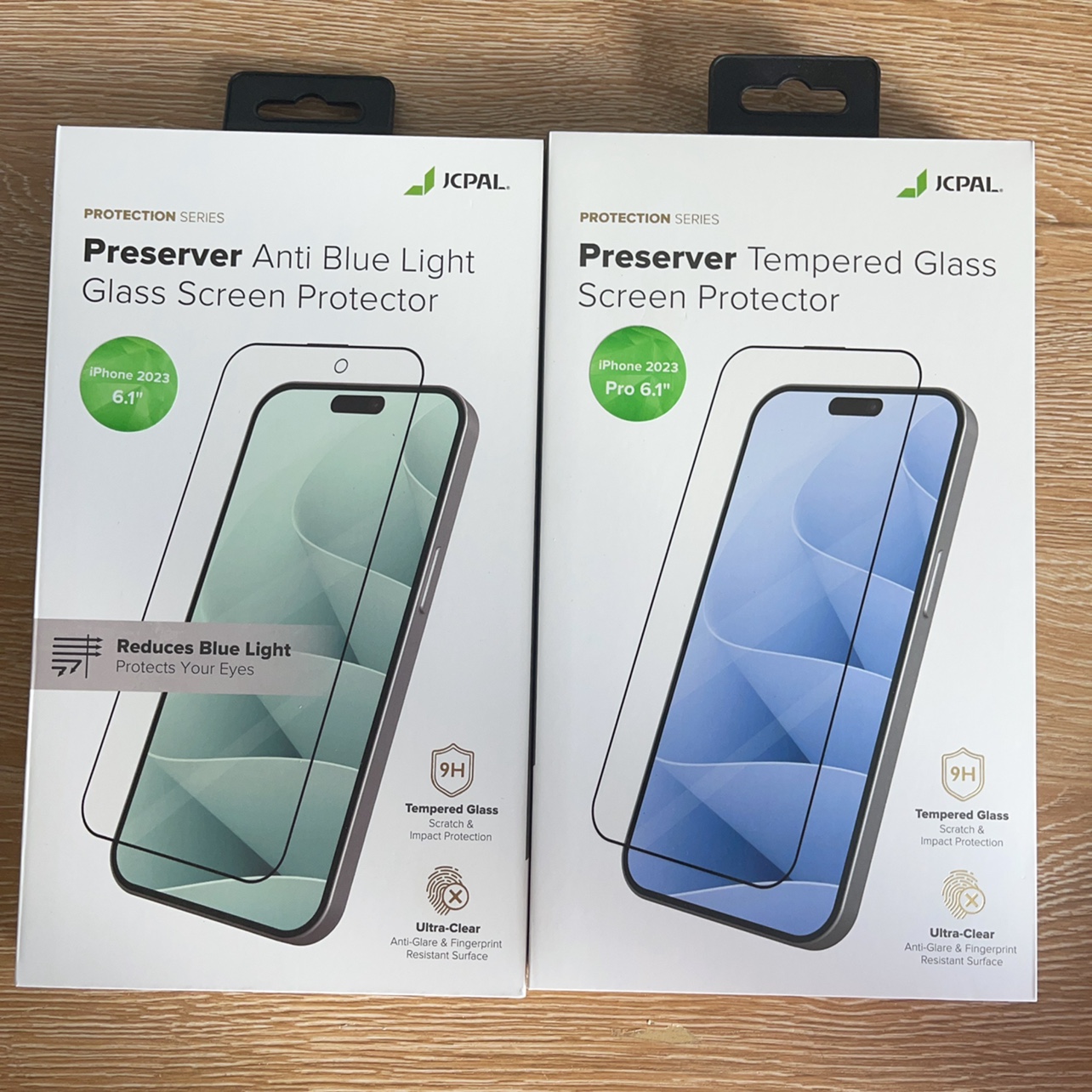 JCPal本朴适用苹果iPhone15/15Pro Max苹果高清防窥钢化膜 15plus全屏高清防蓝光护眼钢化玻璃膜 - 图2