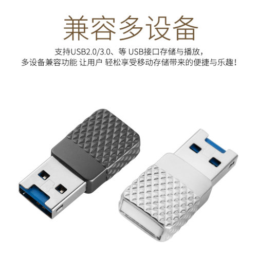 车载USB3.0 MicroSD卡TF卡读卡器金属外壳高速读写器隐藏插卡迷你 - 图3