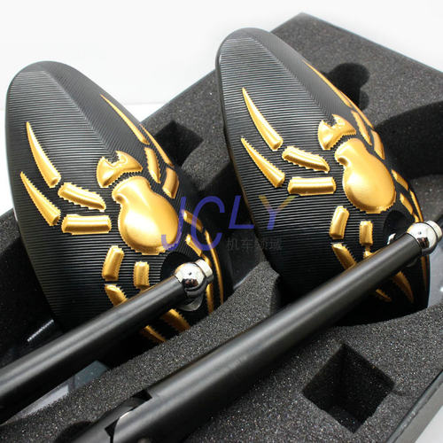 适用于雅马哈 FZ1 FZ6 FZ8 XJ6 MT07 MT-09 改装后视镜 反光镜/对 - 图3