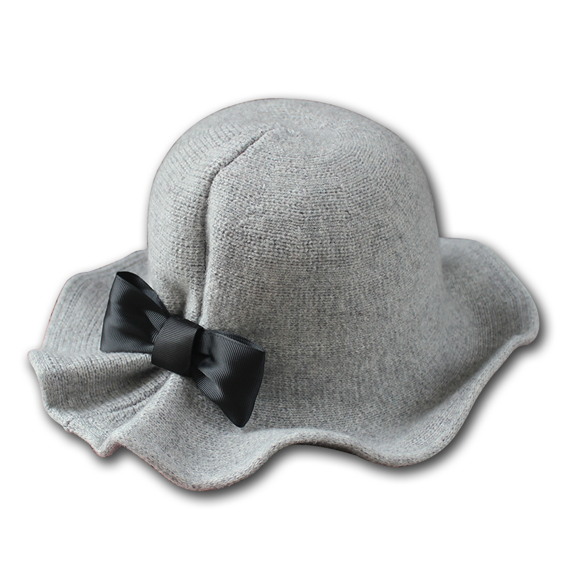 秋冬天羊毛呢帽子女士时尚圆顶礼帽韩国可爱百搭盆帽网红渔夫帽潮,淘宝优惠券,粉丝福利购,淘宝优惠卷