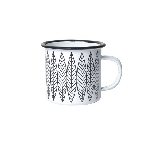 北欧Pluto凉亭搪瓷茶杯304钢保温壶茶漏坐垫马克杯咖啡杯创意精致 - 图3