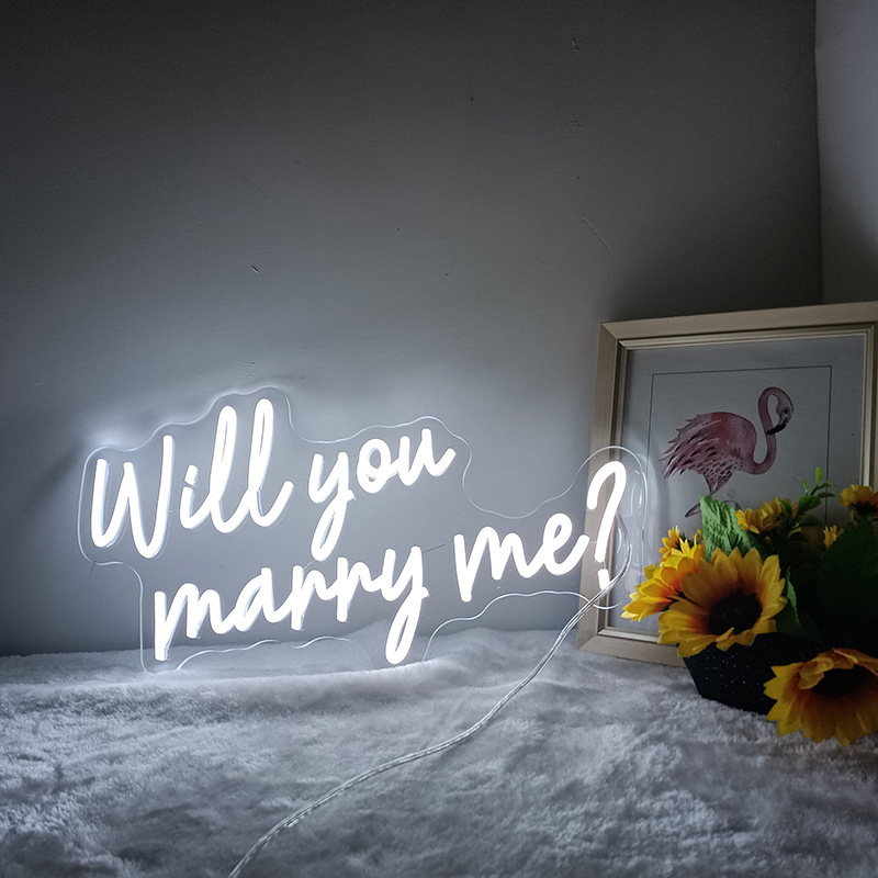 LED霓虹灯better together、will you marry me?婚礼表白创意灯 - 图2