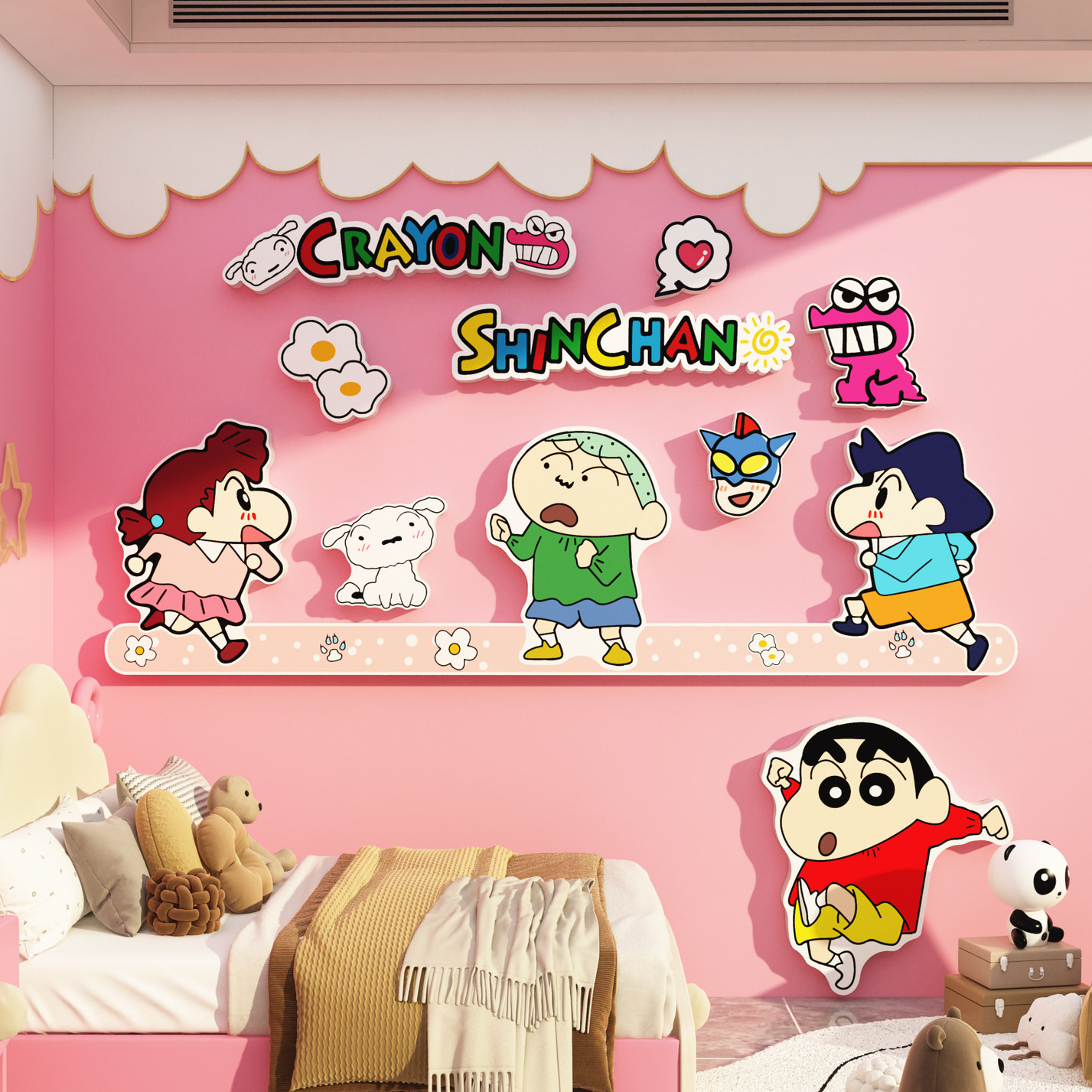 马里奥立体网红电竞房间装饰网吧咖玩城背景墙面氛围布置贴纸挂画,淘宝优惠券,粉丝福利购,淘宝优惠卷