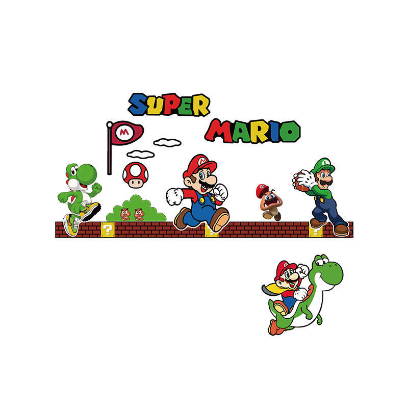 马里奥立体网红电竞房间装饰网吧咖玩城背景墙面氛围布置贴纸挂画,淘宝优惠券,粉丝福利购,淘宝优惠卷