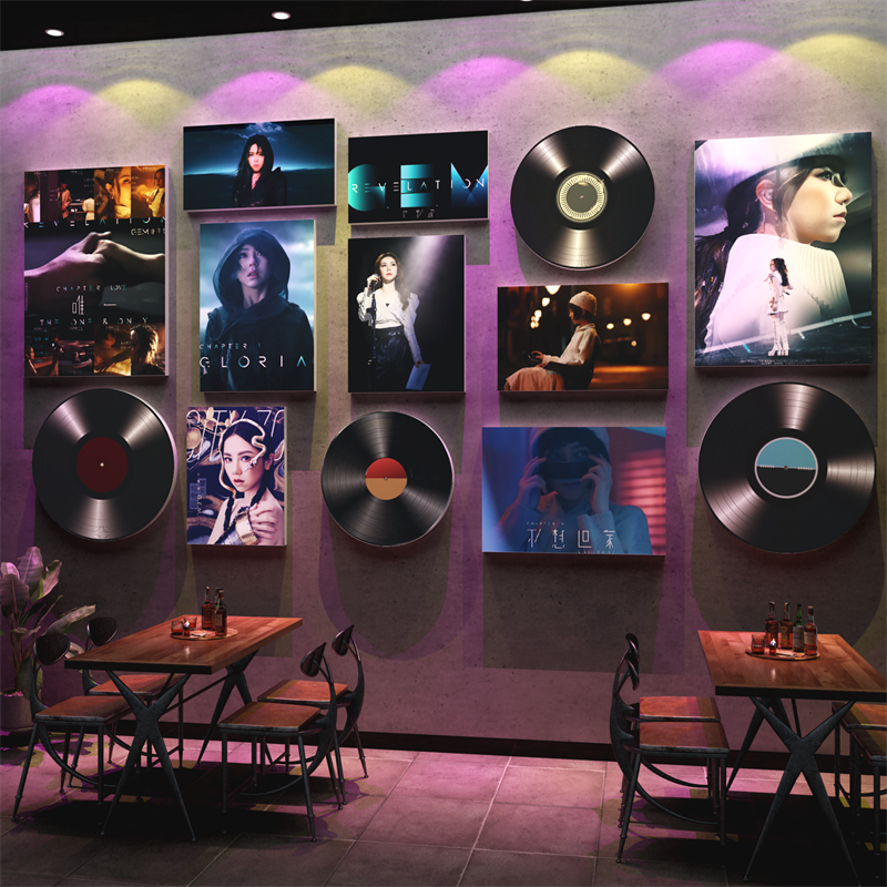 8090年代复古港风明星海报怀旧火锅老物件墙面装饰餐饮店场景布置,淘宝优惠券,粉丝福利购,淘宝优惠卷