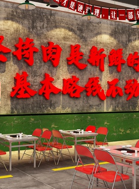 网红打卡清吧小酒馆装饰品画场景氛围布置烧烤肉店创意工业风墙面