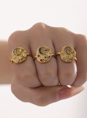 谜丽跨境热卖5A锆石戒指