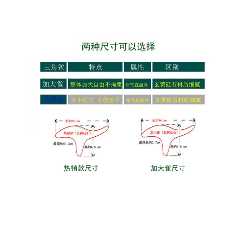 砭石三角雀足底点穴按摩棒t型三叉足疗工具脚底拨筋全身经络通用 - 图1