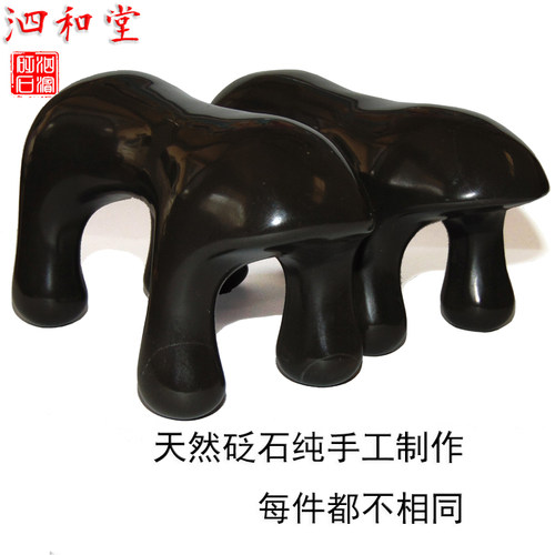 天然泗滨玄黄砭石按摩狗经络刷动力虎按摩虎护颈椎脊椎按摩器背部 - 图2