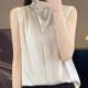 Women's summer premium french sleeveless shirt