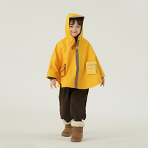 Fields Wildinwilds Children outdoor single-layer submachine cloak cloak full press glue waterproof and moisture-permeable all four seasons