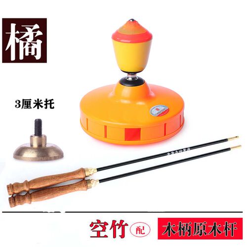 洛阳定乾空竹金旋风八8轴承定向气囊减震钢珠单头扯铃抖嗡比赛专 - 图0