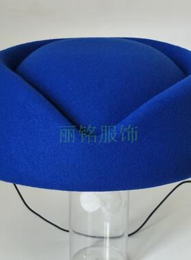 仿羊毛呢不起球乐队贝蕾帽礼仪帽