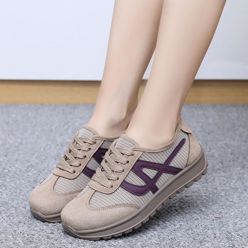 复古阿甘德训鞋女2026春季新款女鞋透气休闲运动鞋轻便舒适妈妈鞋,淘宝优惠券,粉丝福利购,淘宝优惠卷
