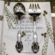 18/10 stainless steel baroque retro relief male spoon male colander/fork/export big brand original order/limited edition