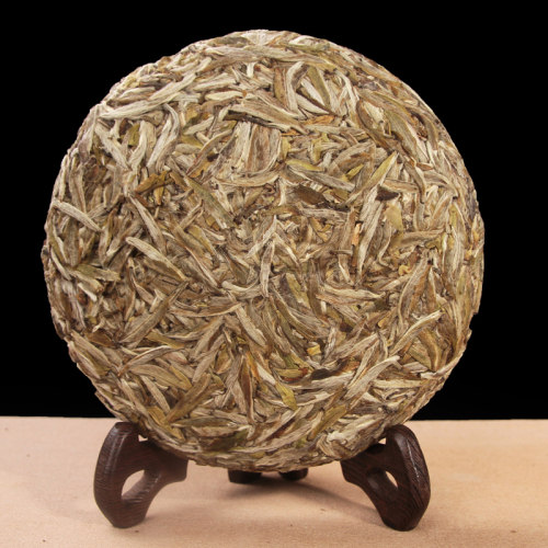 张元记 2017年太姥银针茶饼8880 福鼎白茶 150g - 图0