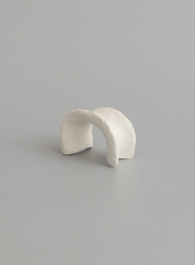 日本雕塑粗陶吉田次朗手作