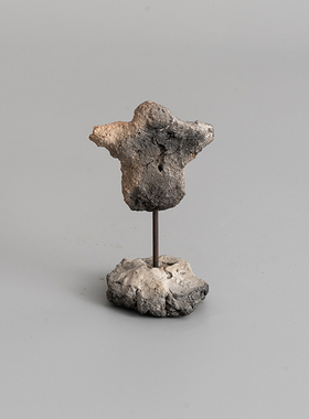 日本土偶雕塑原始出土粗陶摆件