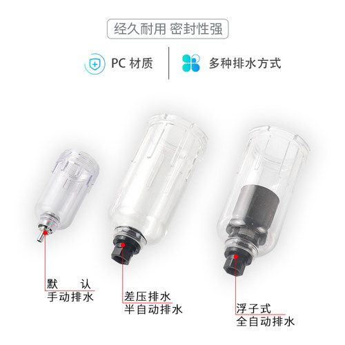 AFC过滤器调压阀油水分离AL AFR   BFR BFC2000/3000/4000水杯 BL - 图1