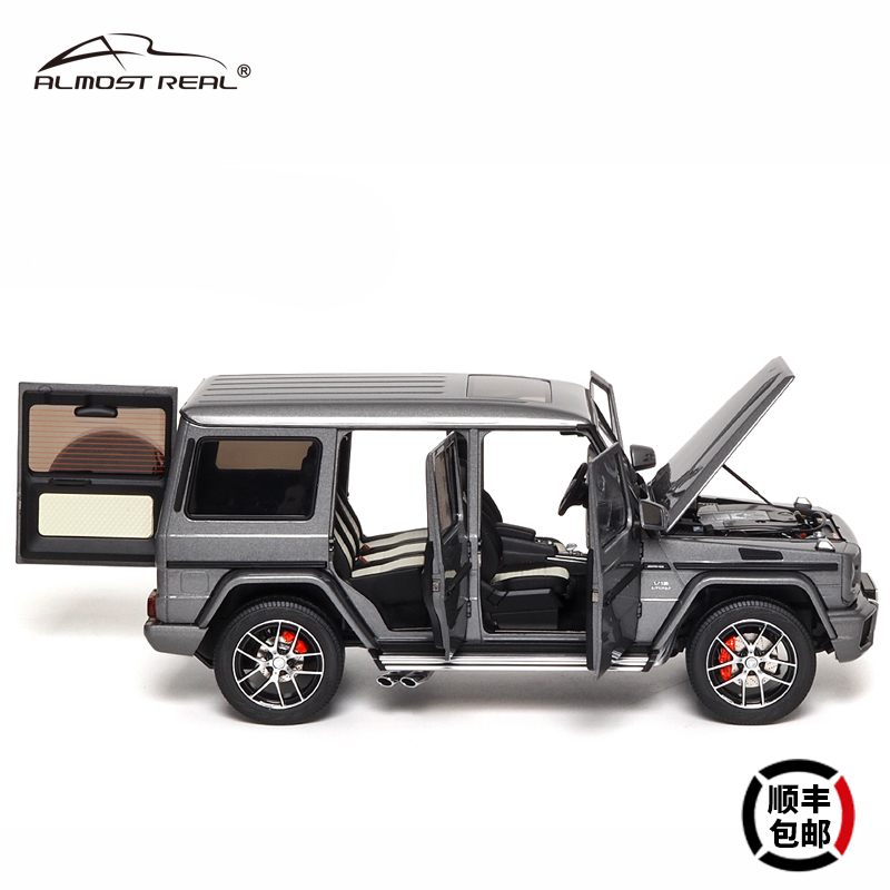 Almost Real车模1/18梅赛德斯-AMG G65(W463) 2015款金属灰-图0