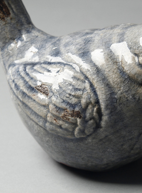 欧式风复古做旧鸟类动物桌面摆件