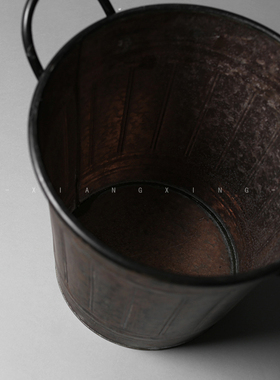 欧式风复古做旧家装落地摆件