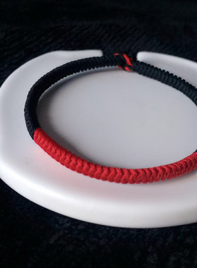 包邮民族风黑色红绳情侣款金刚结