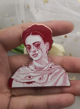 弗里达电影周边墨西哥女画家电影周边金属徽章