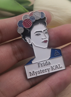 弗里达Frida墨西哥女画家电影周边金属装饰个性潮流徽章