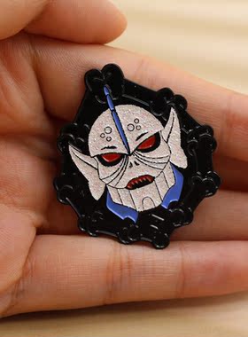 潮酷个性t恤胸针别针机动战队大作战黑武士游戏收藏周边金属徽章