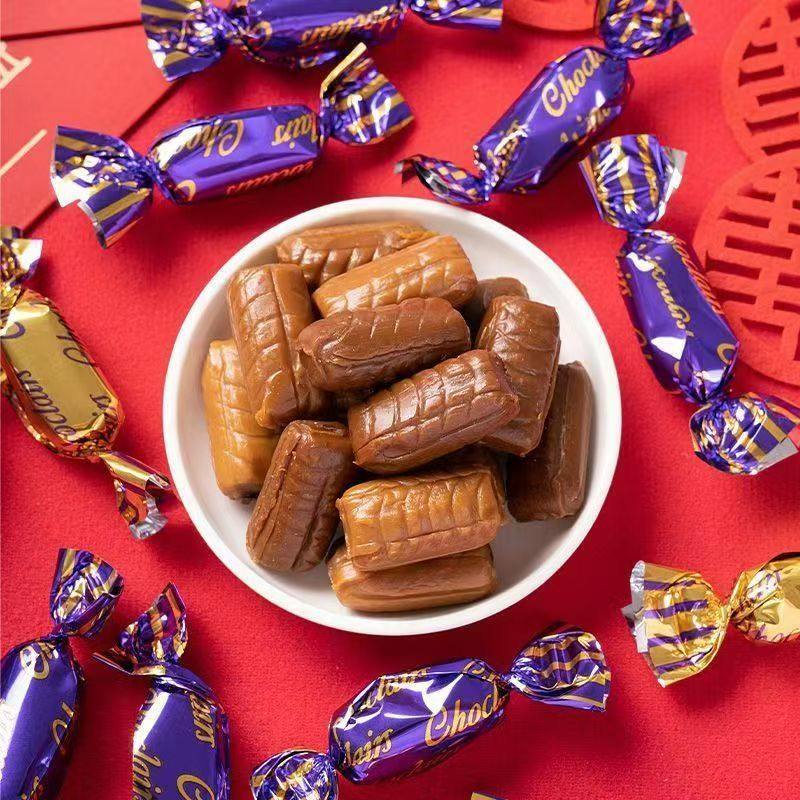 怡口莲253g太妃糖经典巧克力味流心榛仁巧克力味夹心喜糖罐装,淘宝优惠券,粉丝福利购,淘宝优惠卷