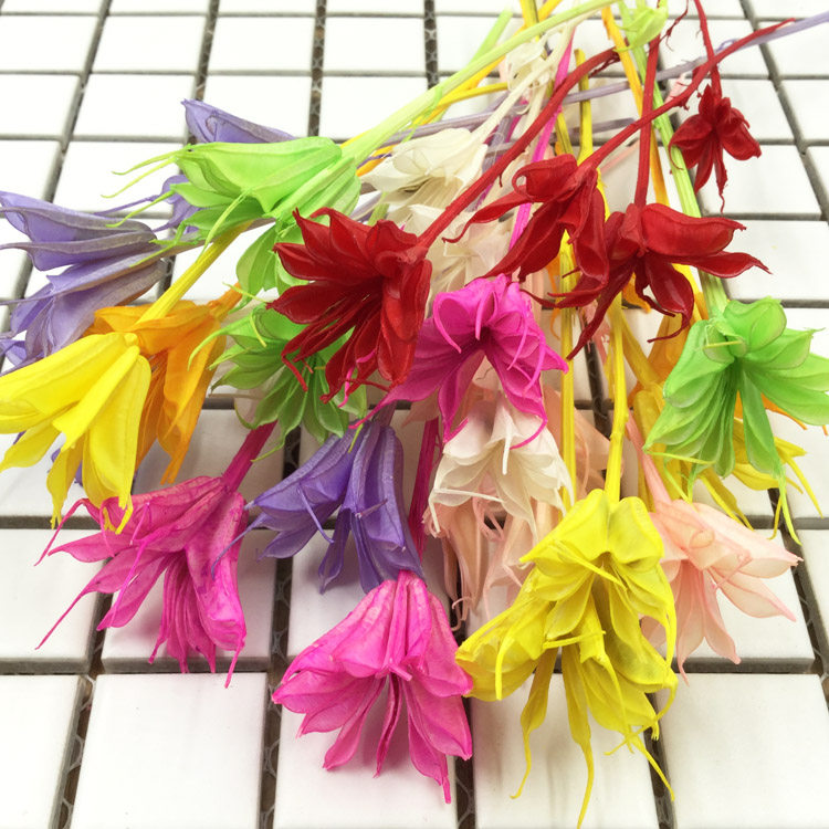 永生花八角花文心兰多色拼接紫罗兰干花保鲜花情人节礼盒DIY手工