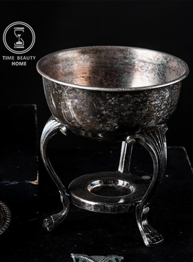 复古风vintage镀银摄影软装摆件