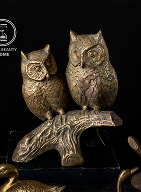 欧美黄铜动物摆件西洋古董